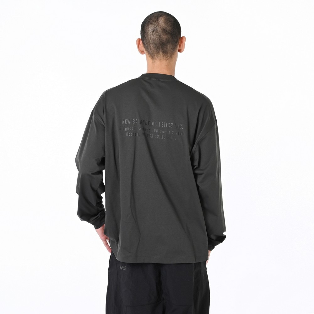 ニューバランス（new balance）（メンズ）ODサンシールドTシャツ AMT55647BLK