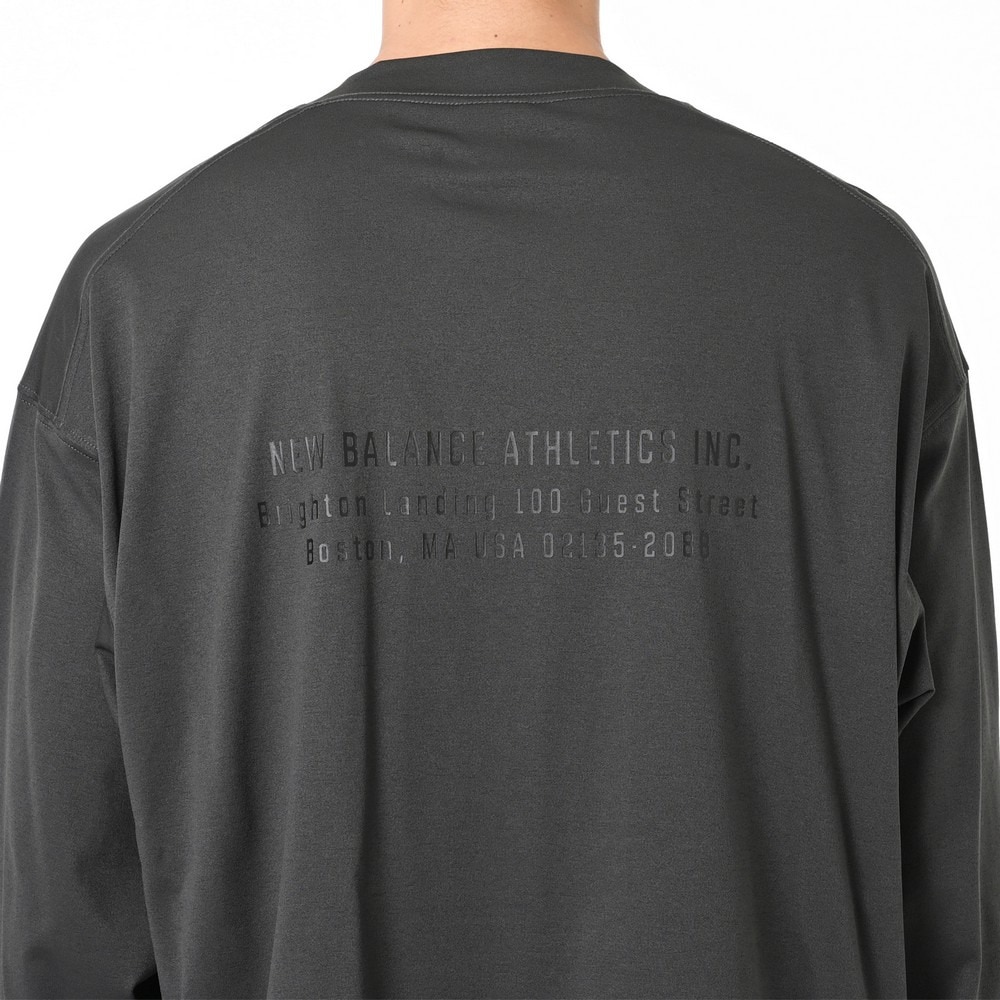 ニューバランス（new balance）（メンズ）ODサンシールドTシャツ AMT55647BLK