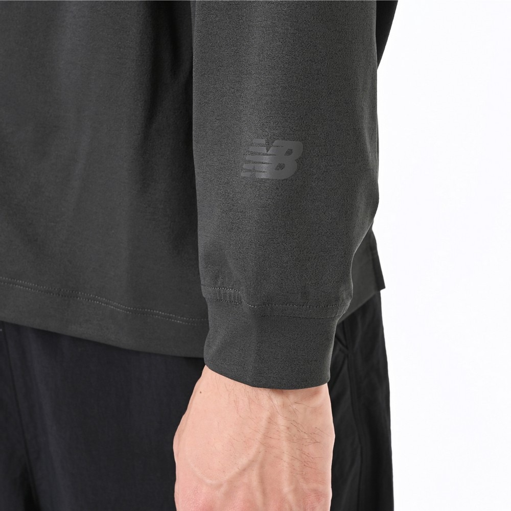 ニューバランス（new balance）（メンズ）ODサンシールドTシャツ AMT55647BLK