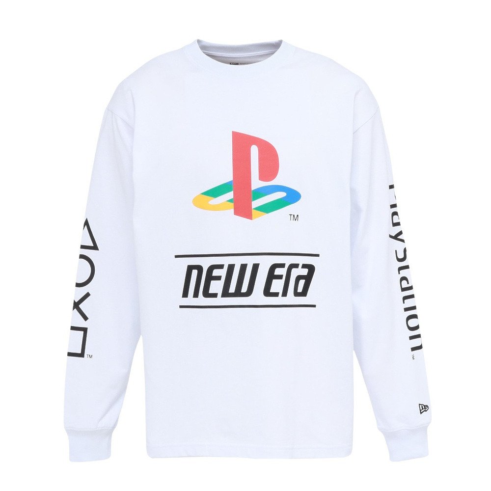 PlayStation 長袖スポーツシャツ Mサイズ ニューエラ（NEW ERA）（メンズ）長袖 オーバーサイズド コットン T