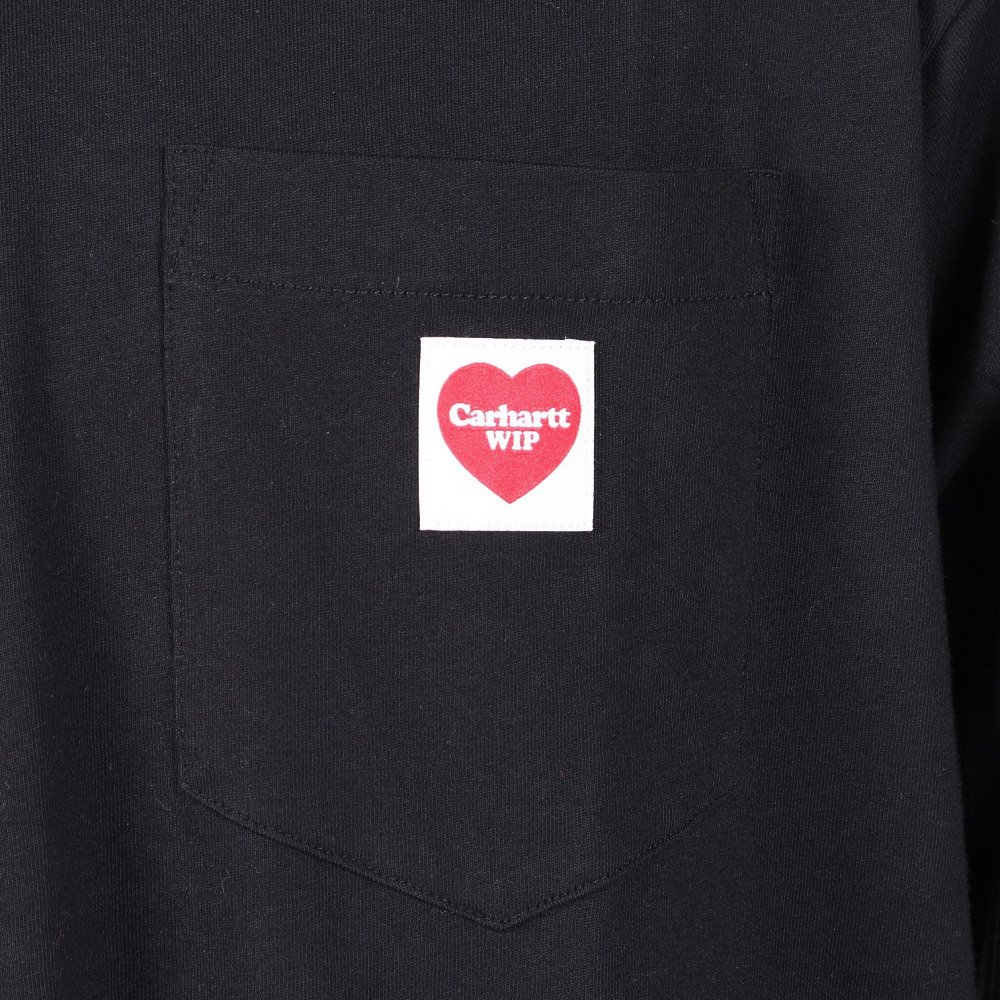 カーハート（CARHARTT）（メンズ）長袖 ポケット ハート Tシャツ