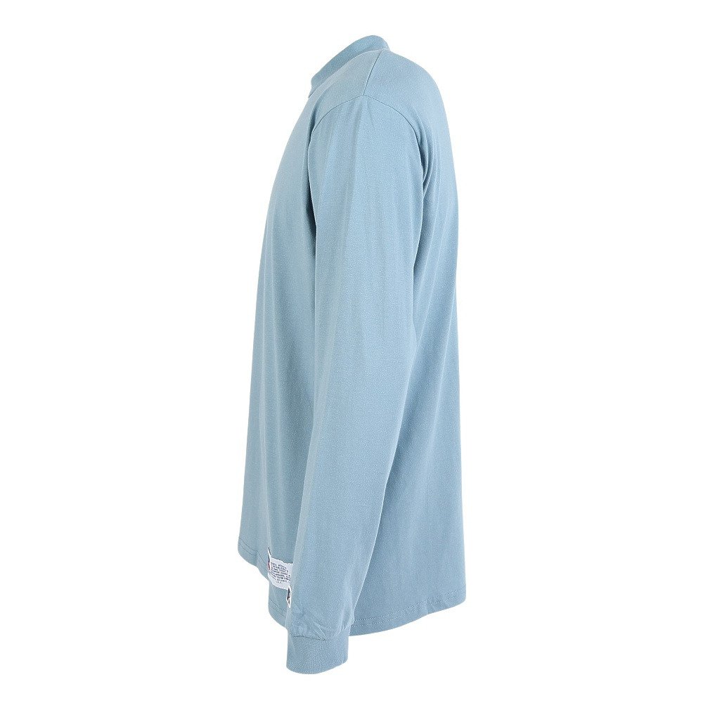 ラッセル（RUSSELL）（メンズ）30/-TC 長袖Tシャツ RBM25S0016 BLU