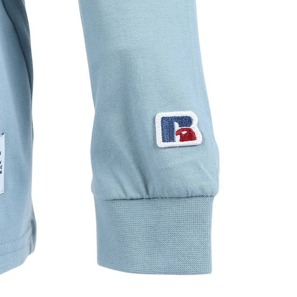 ラッセル（RUSSELL）（メンズ）30/-TC 長袖Tシャツ RBM25S0016 BLU