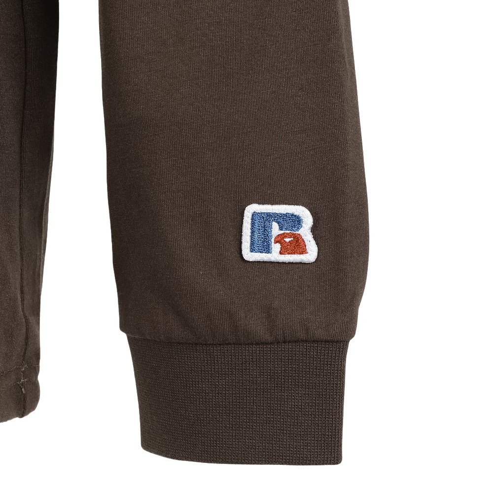 ラッセル（RUSSELL）（メンズ）30/-TC 長袖Tシャツ RBM25S0016 BRN