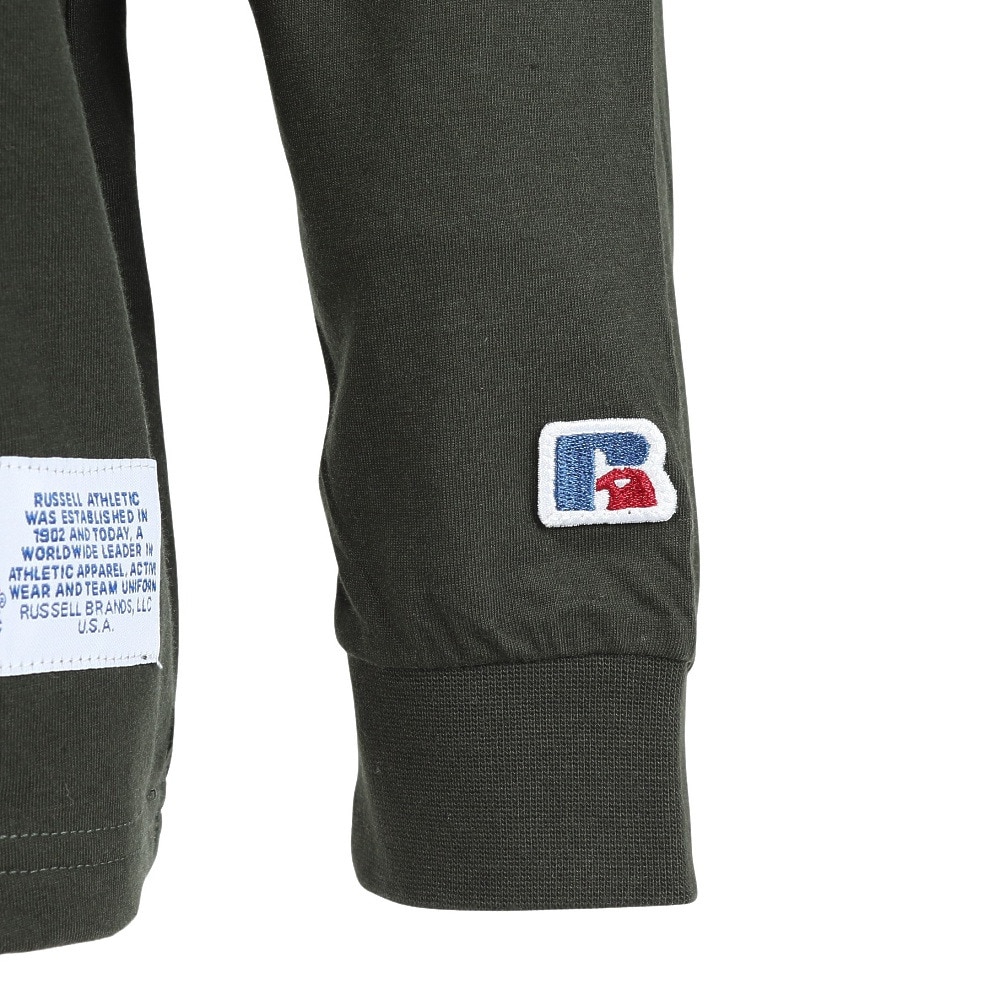 ラッセル（RUSSELL）（メンズ）30/-TC 長袖Tシャツ RBM25S0016 KHK