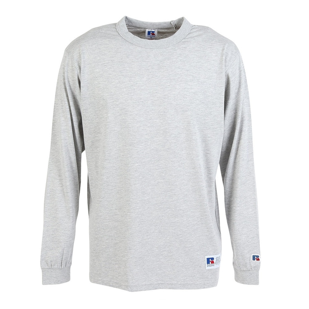 ラッセル（RUSSELL）（メンズ）30/-TC 長袖Tシャツ RBM25S0016 MGRY