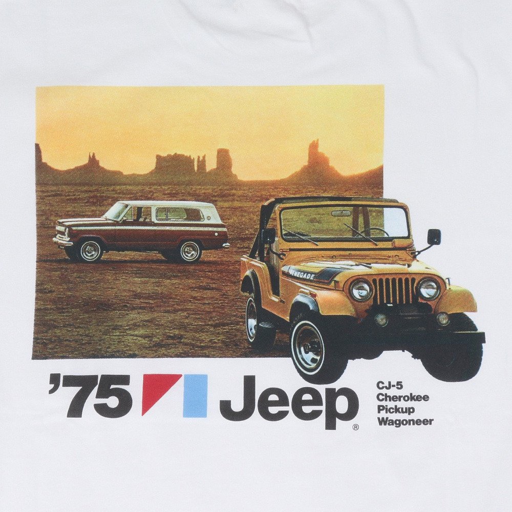 4X（4X）（メンズ）JEEP 長袖Tシャツ 25JEP203W WHT | スポーツ用品は