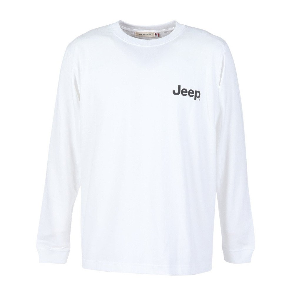 4X（4X）（メンズ）JEEP 長袖Tシャツ 25JEP203W WHT | スポーツ用品は