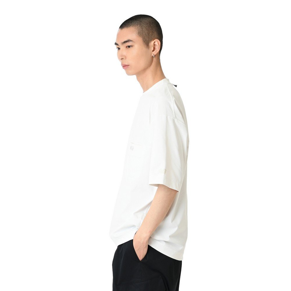 New Balance フーデッド半袖シャツ ホワイト ニューバランス（new balance）（メンズ）コンフォートジャージ 半袖T