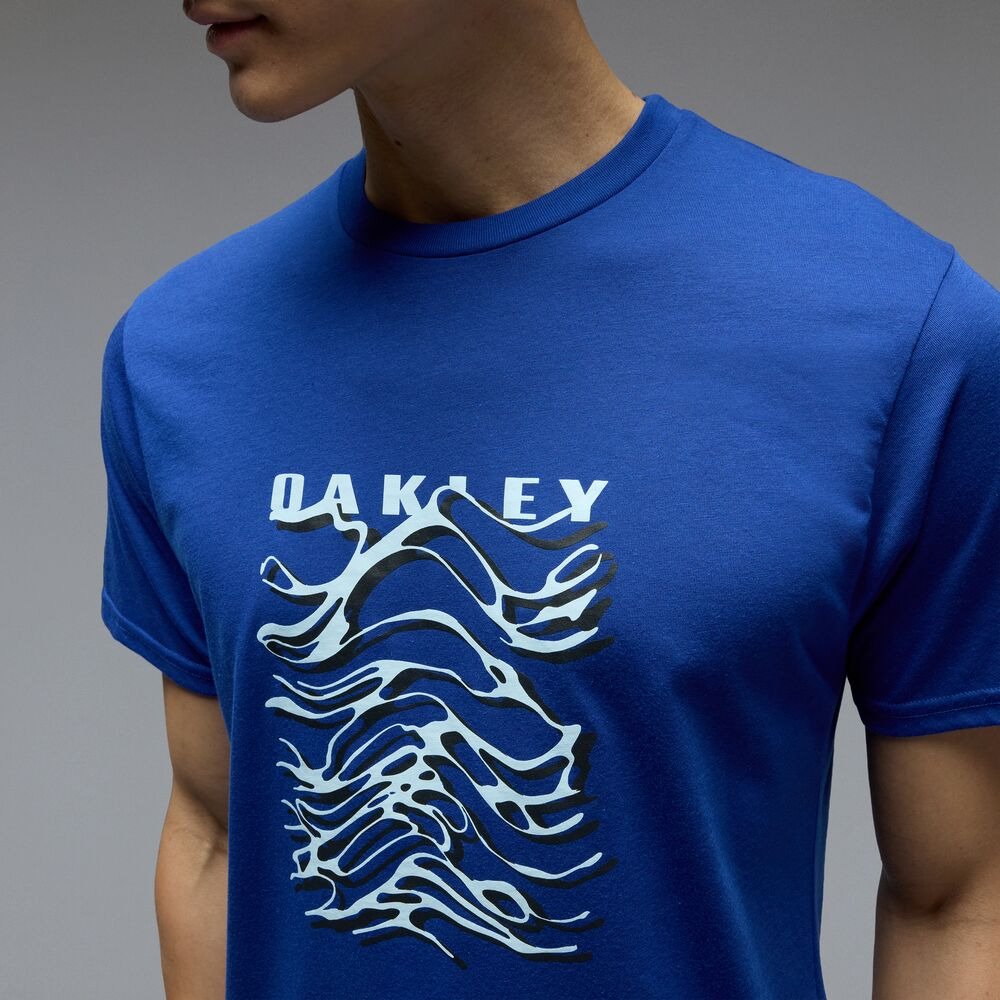 オークリー（OAKLEY）（メンズ）WATERSCAPE WAVES Tシャツ FOA407931