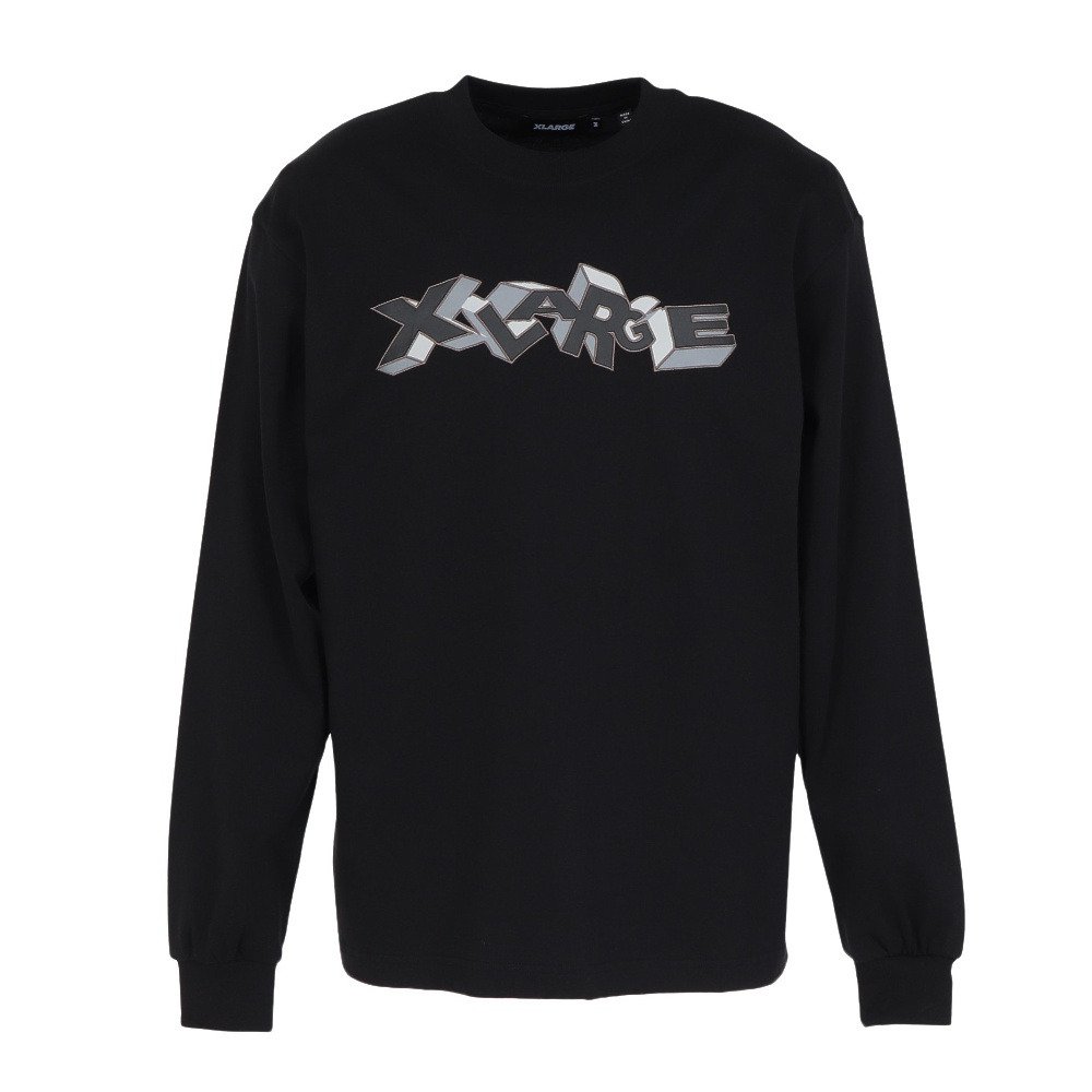 エクストララージ（XLARGE）（メンズ）ロンT 3Dロゴ 長袖Tシャツ