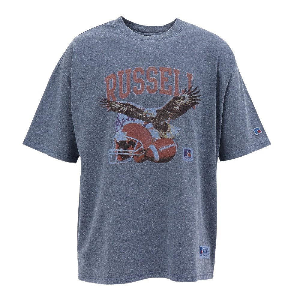 ラッセル（RUSSELL）（メンズ、レディース）イーグル ピグメント 半袖T