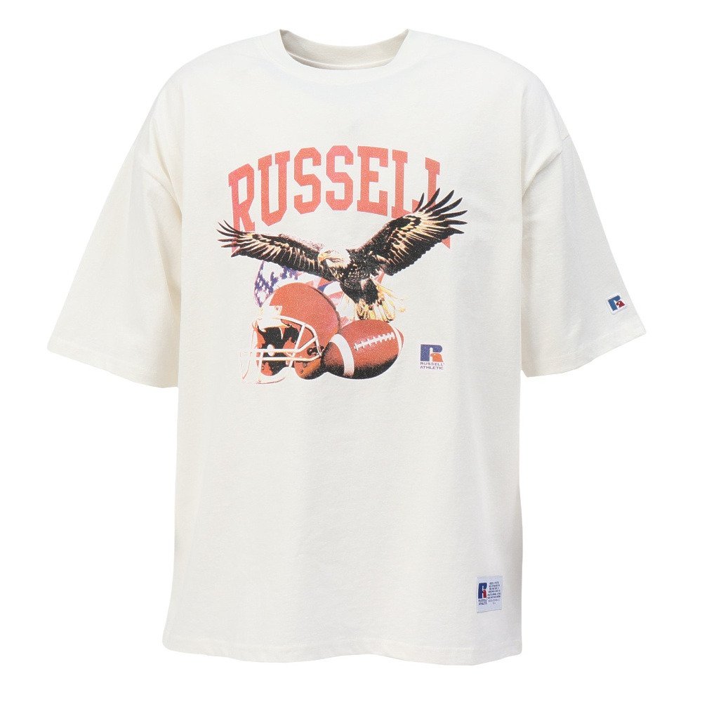 ラッセル（RUSSELL）（メンズ、レディース）イーグル ピグメント 半袖T
