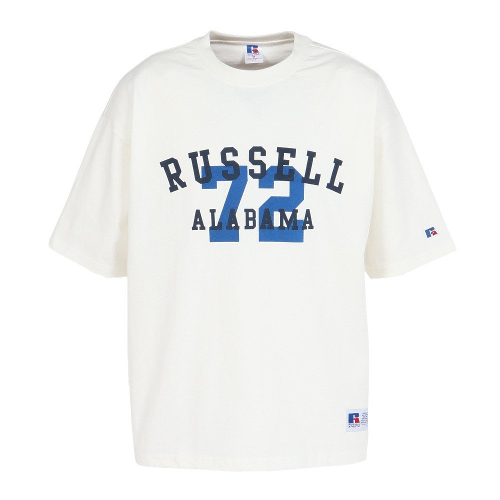 ラッセル（RUSSELL）（メンズ）アーチナンバー 半袖Tシャツ RBM26S0006