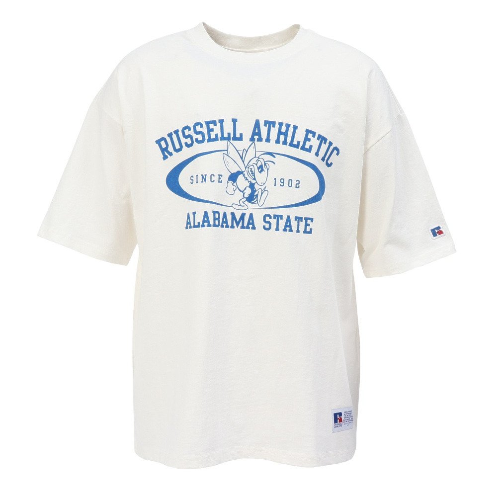 ラッセル（RUSSELL）（メンズ）BEE GPC 半袖Tシャツ RBM26S0007 WHT