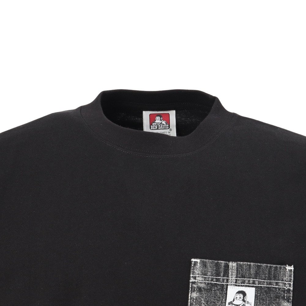 ベンデイビス（BEN DAVIS）（メンズ）半袖Tシャツ デニムポケット