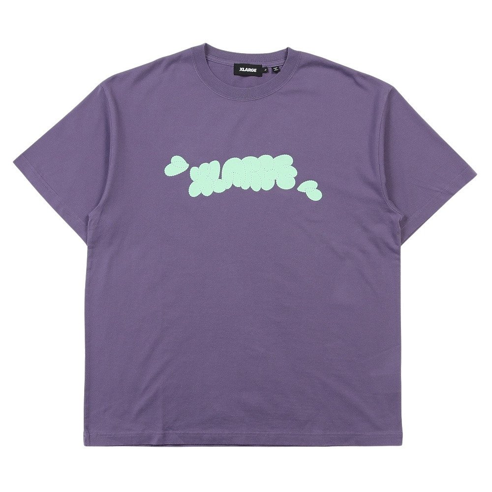 XLARGE THROW UP ����T�V���c 101262011013-PURPLE �l �p�[�v�� �E�F�A