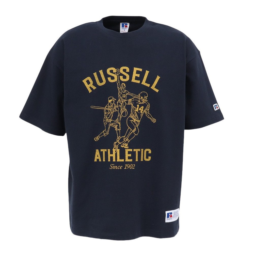 ラッセル（RUSSELL）（メンズ）16/-OE レトロスポーツ 半袖Tシャツ