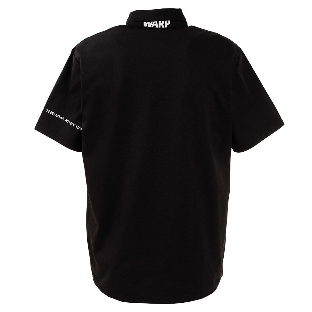 ザ・ワープ・バイ・エネーレ（The Warp By Ennerre）（メンズ）半袖ポロシャツ Big Graphic WB33JG09 BLK オンライン価格