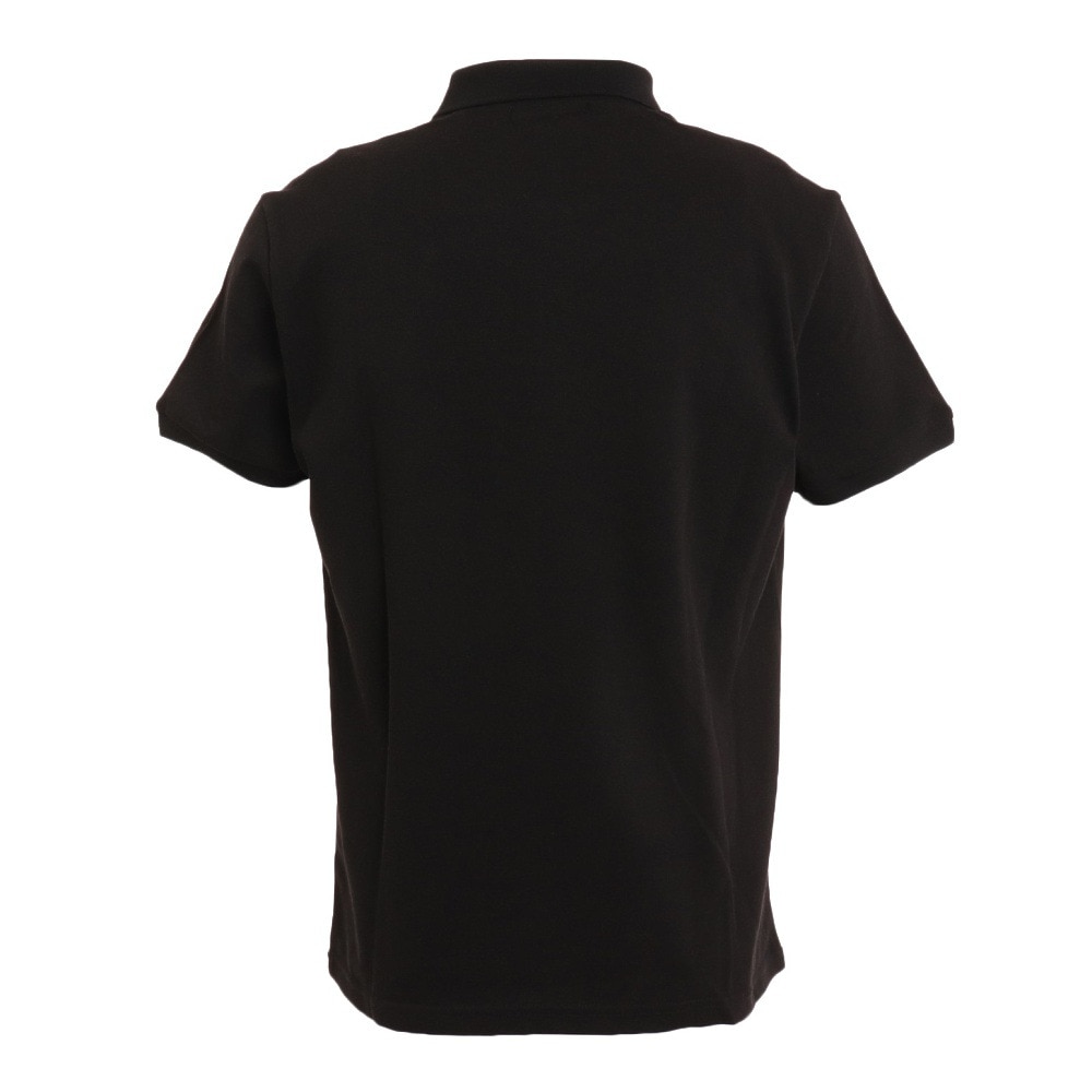 ゲス（GUESS）（メンズ）ワンポイントロゴ 半袖ポロシャツ MM2K8470KBLK