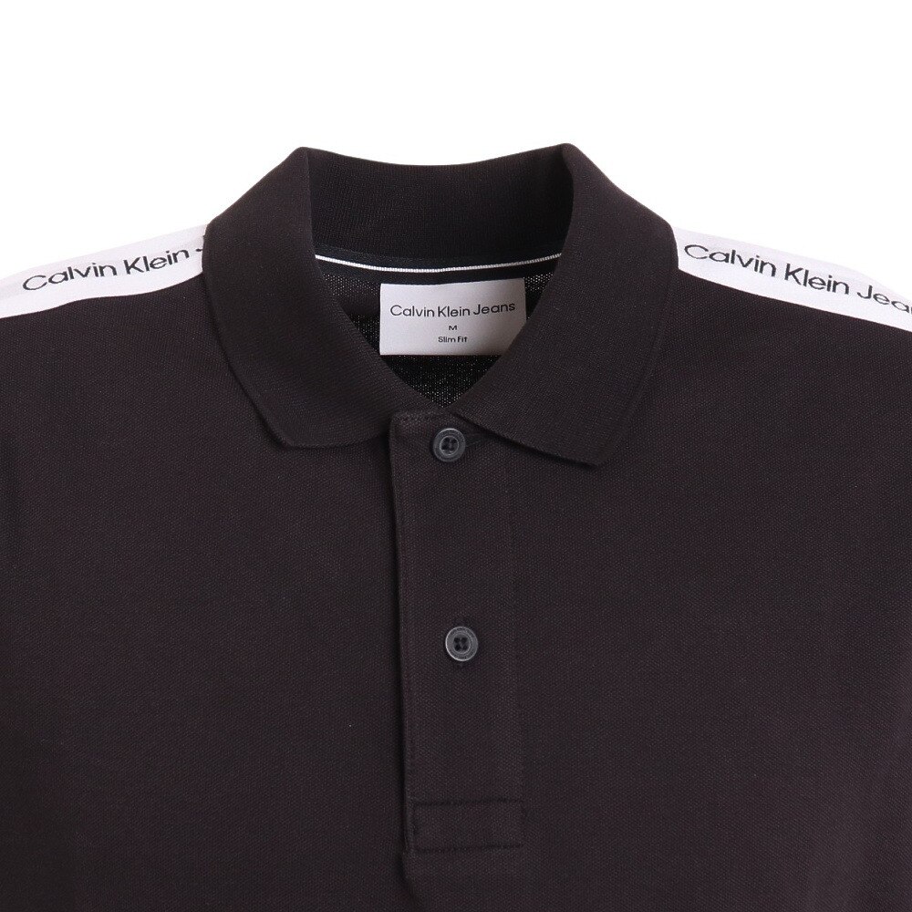 CALVINKLEIN JEANS （CALVINKLEIN JEANS ）（メンズ）CONTRAST TAPE ポロシャツ J30J320598-BEH