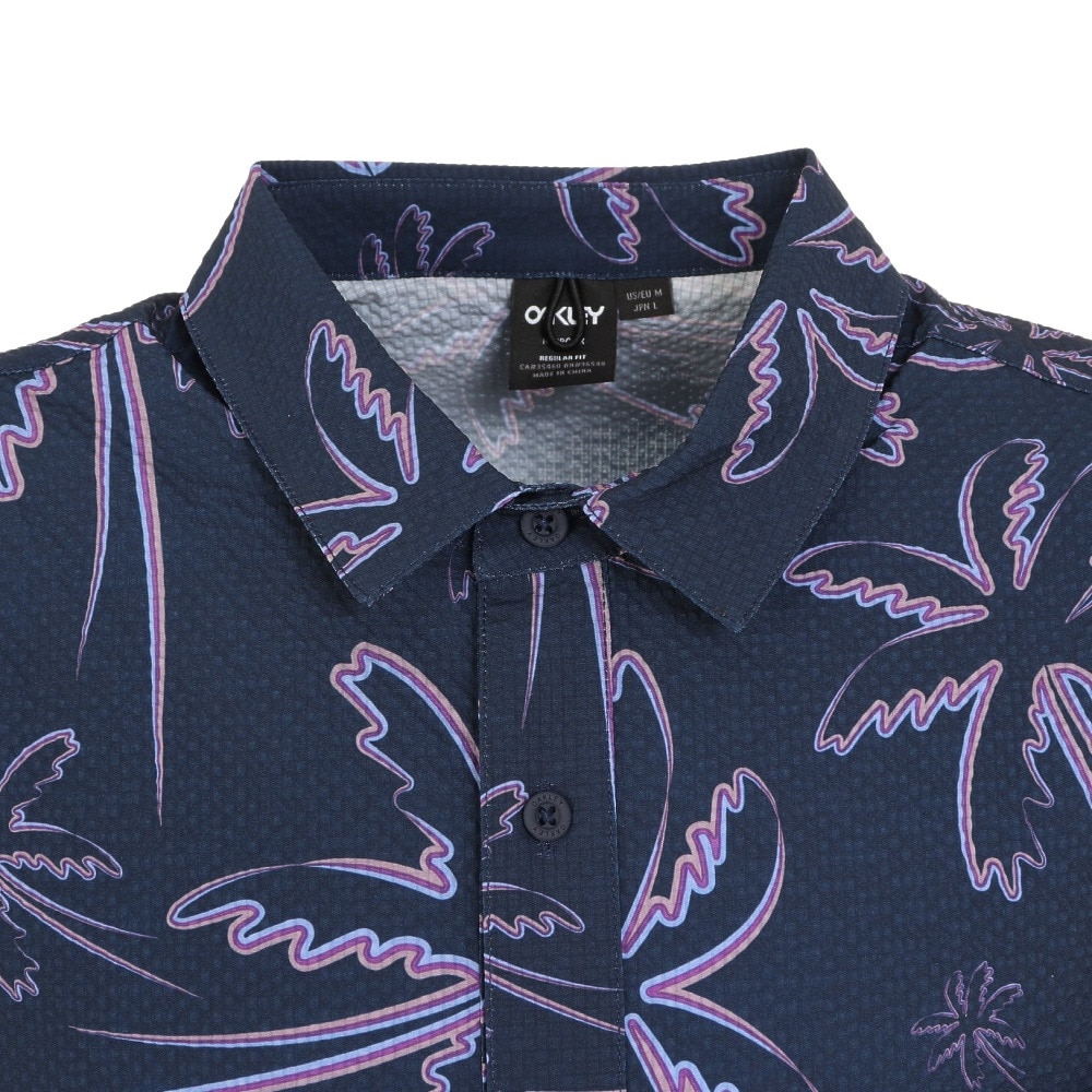 オークリー（OAKLEY）（メンズ）半袖Tシャツ メンズ DECO PAL BUTTON DOWN FOA404293-9S9