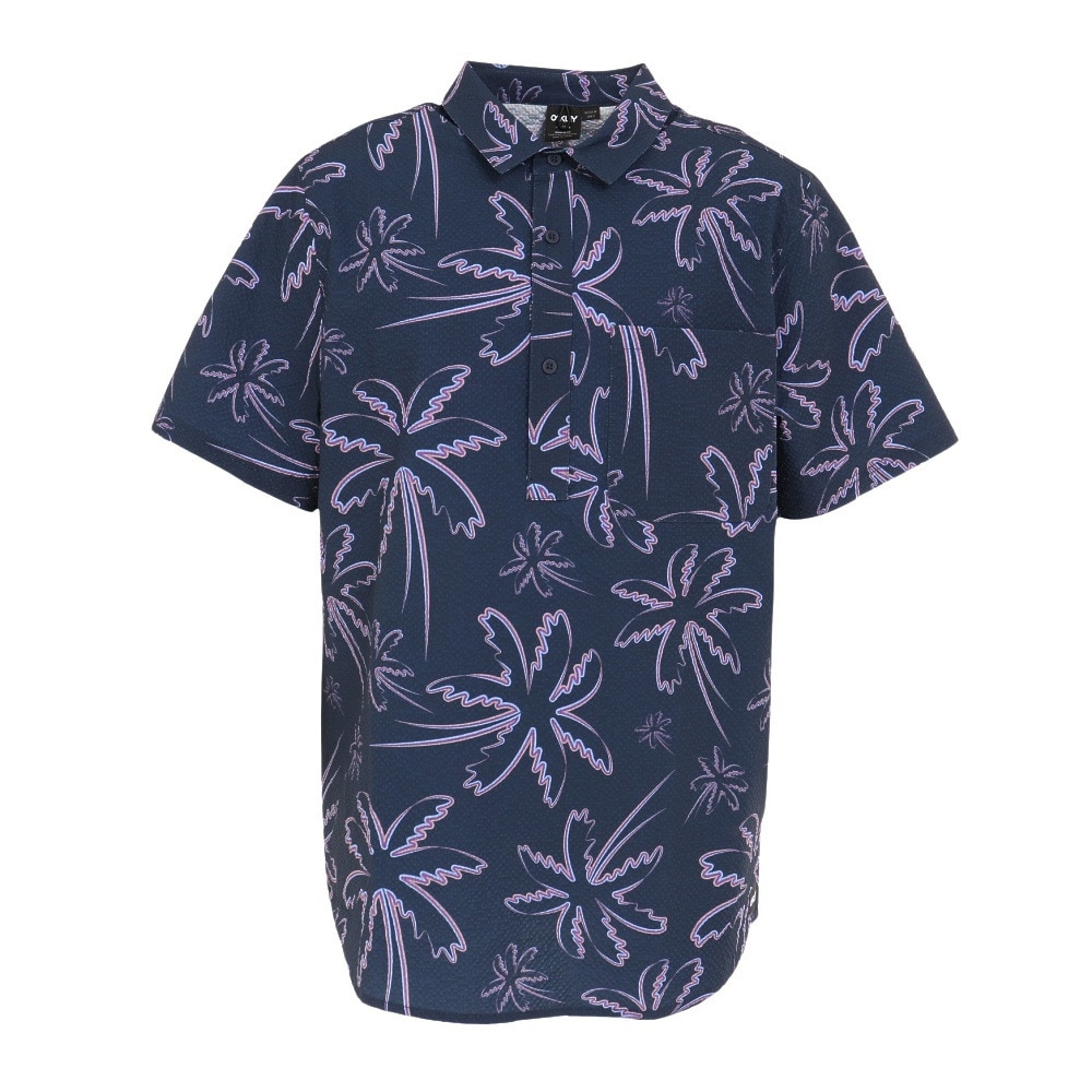 オークリー（OAKLEY）（メンズ）半袖Tシャツ メンズ DECO PAL BUTTON DOWN FOA404293-9S9