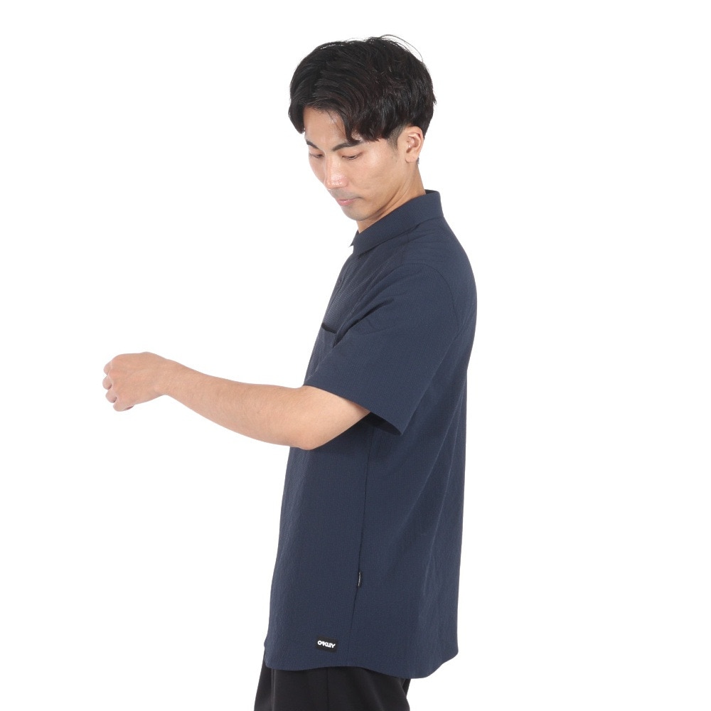 オークリー（OAKLEY）（メンズ）半袖Tシャツ メンズ PORTO RC BUTTON DOWN FOA404440-6AC