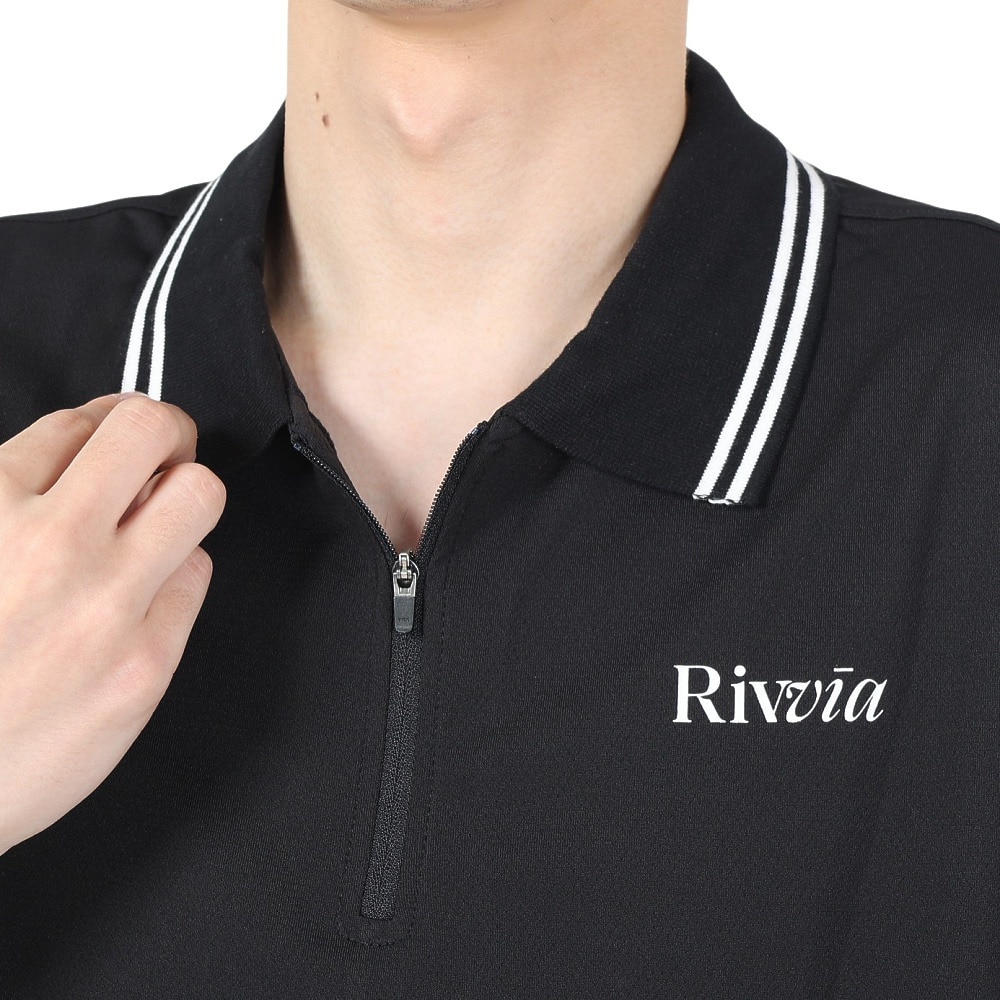 リヴィアプロジェクツ（Rivvia Projectu）（メンズ）半袖ポロシャツ メンズ RPL SS POLO RKN-22401-BLK