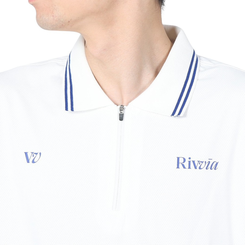 リヴィアプロジェクツ（Rivvia Projectu）（メンズ）半袖ポロシャツ メンズ RPL SS POLO RKN-22401-WHT