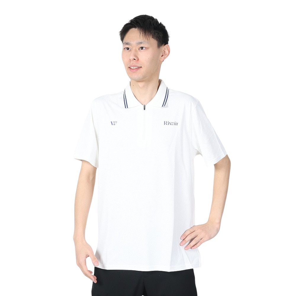 リヴィアプロジェクツ（Rivvia Projectu）（メンズ）半袖ポロシャツ メンズ RPL SS POLO RKN-22401-WHT