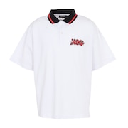 エクストララージ（XLARGE）（メンズ）半袖ポロシャツ メンズ BARBED WIRE ロゴ EMBROIDE 101232013010-WHITE