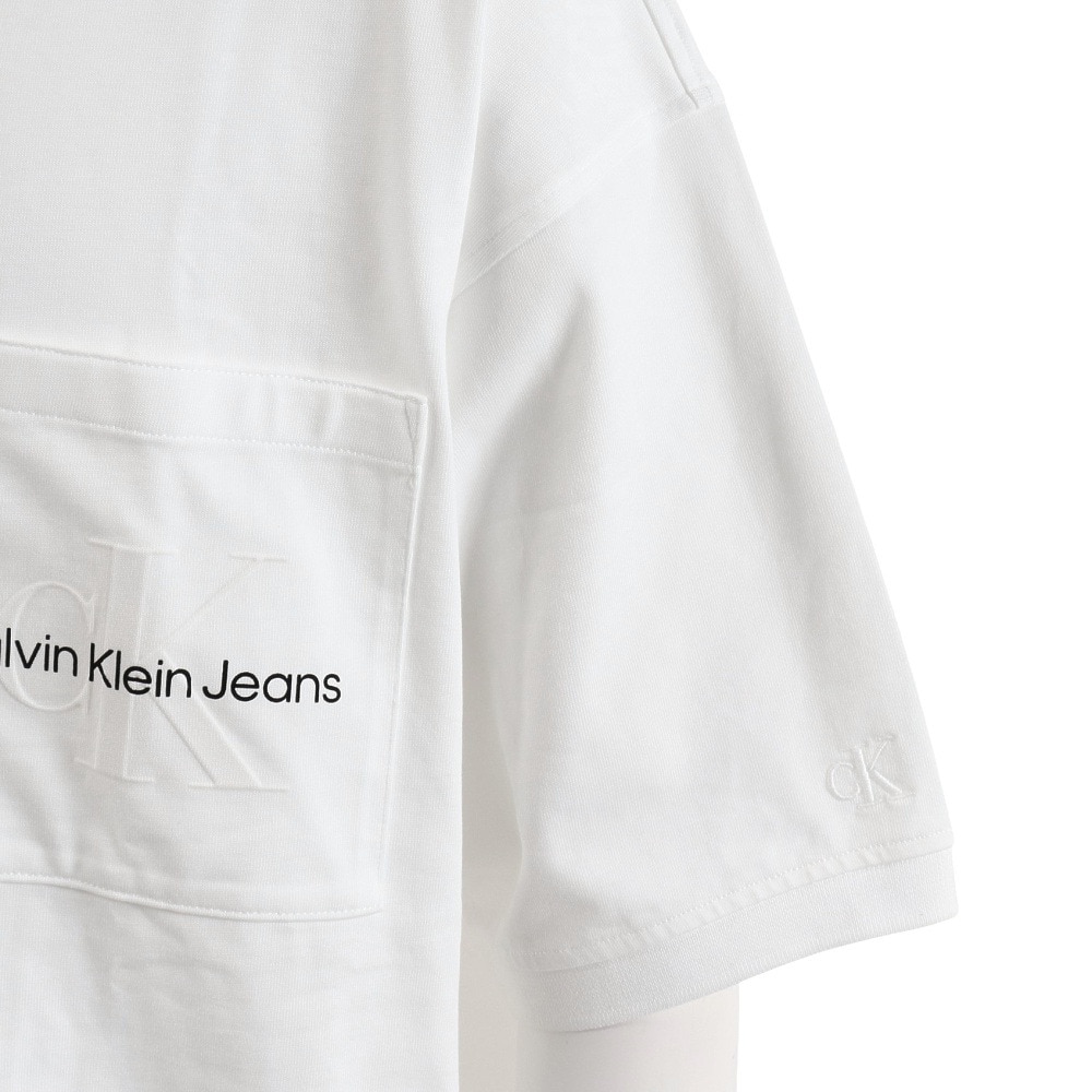 CALVINKLEIN JEANS （CALVINKLEIN JEANS ）（メンズ）半袖ポロシャツ メンズ エンボス モノグラム J323204 YAF