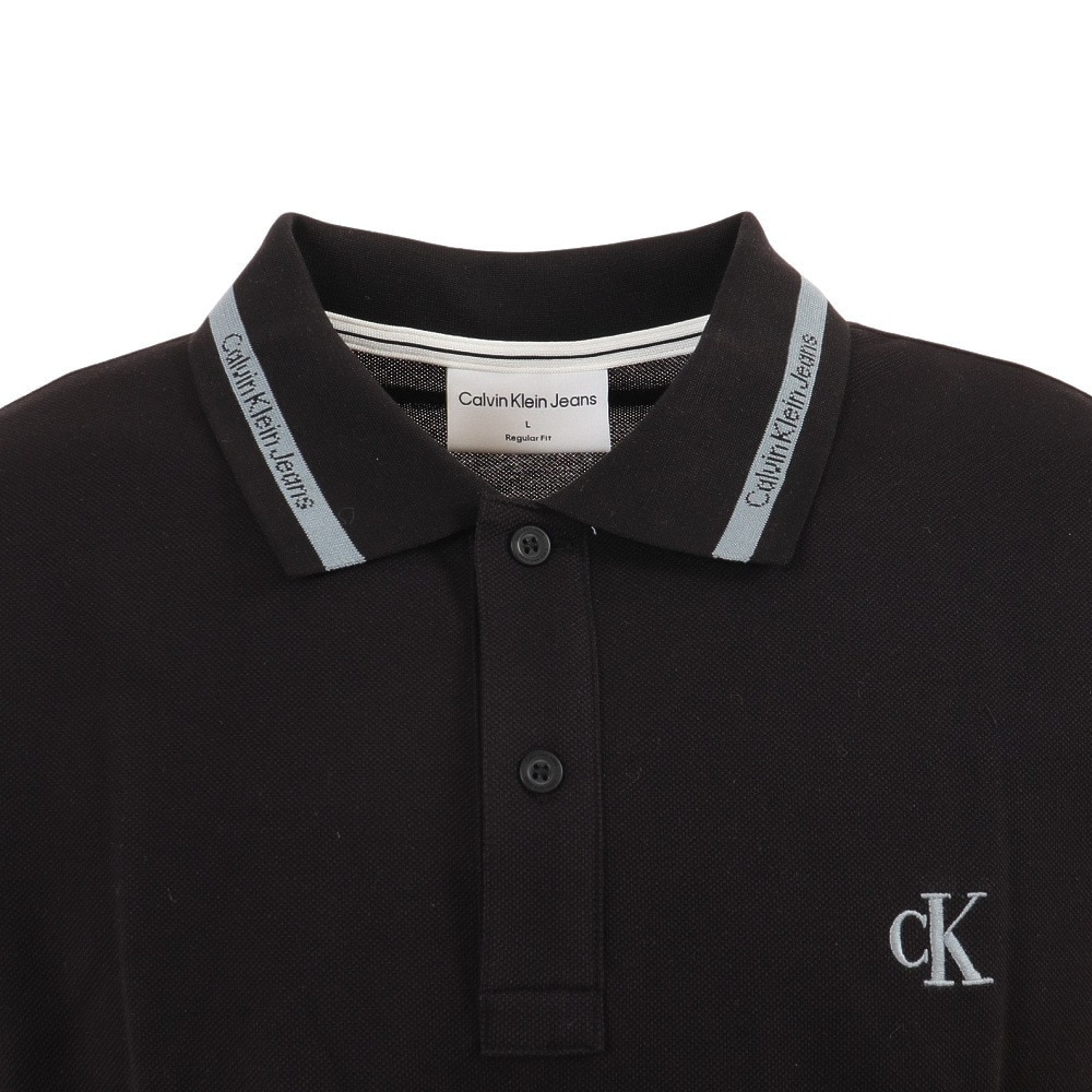 CALVINKLEIN JEANS （CALVINKLEIN JEANS ）（メンズ）半袖ポロシャツ メンズ ショートレッグカラーロゴ J323200 BEH