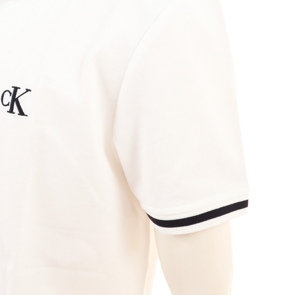 CALVINKLEIN JEANS （CALVINKLEIN JEANS ）（メンズ）半袖ポロシャツ メンズ ショートレッグカラーロゴ J323200 YAF