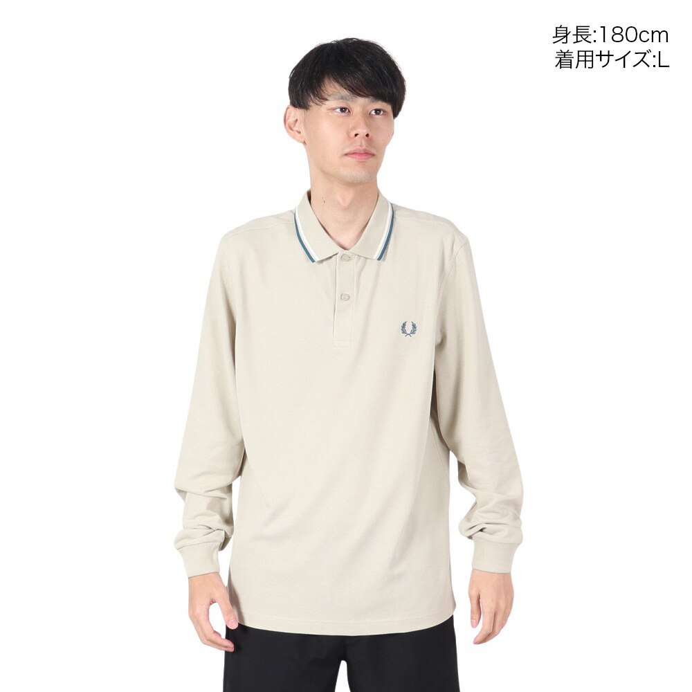 フレッドペリー（FRED PERRY）（メンズ）長袖ポロシャツ メンズ The Fred Perry M3636-T48 23AW