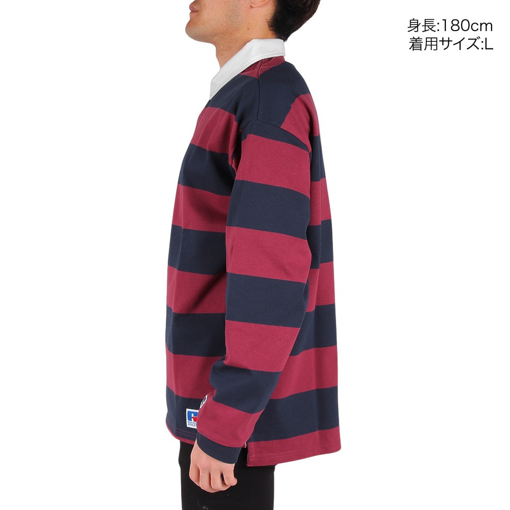 ラッセル（RUSSELL）（メンズ）ProCO 長袖ラガーポロシャツ RBM24ES0005 RENV