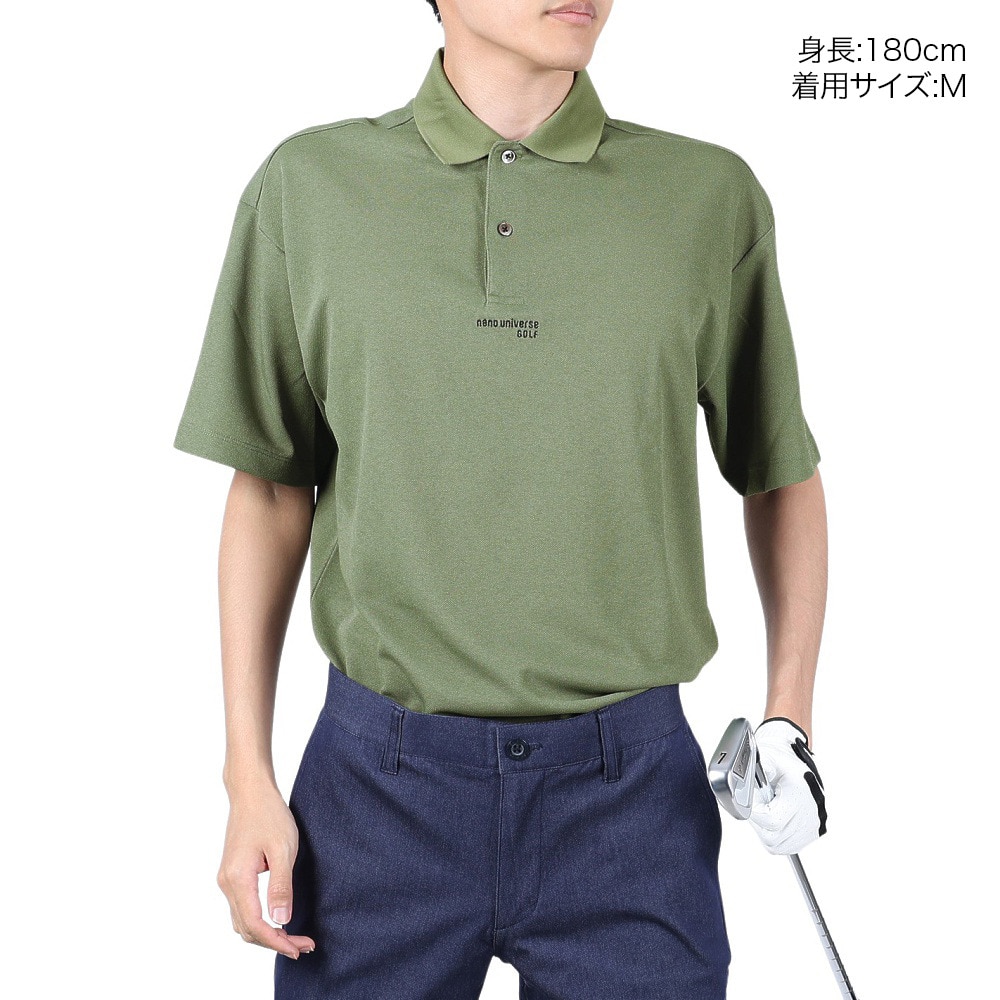 ナノユニバースゴルフ（NANO universe GOLF）（メンズ）定番ポロシャツ 030-4160102-180