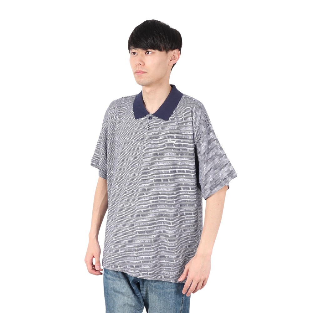 オベイ（OBEY）（メンズ）BIGWIG MATERIA ポロシャツ 131090090ANVO24P
