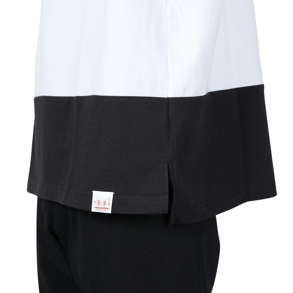 ヤックパック（YAK PAK）（メンズ、レディース）ボーダー ラガーシャツ 4510010-01 BLK
