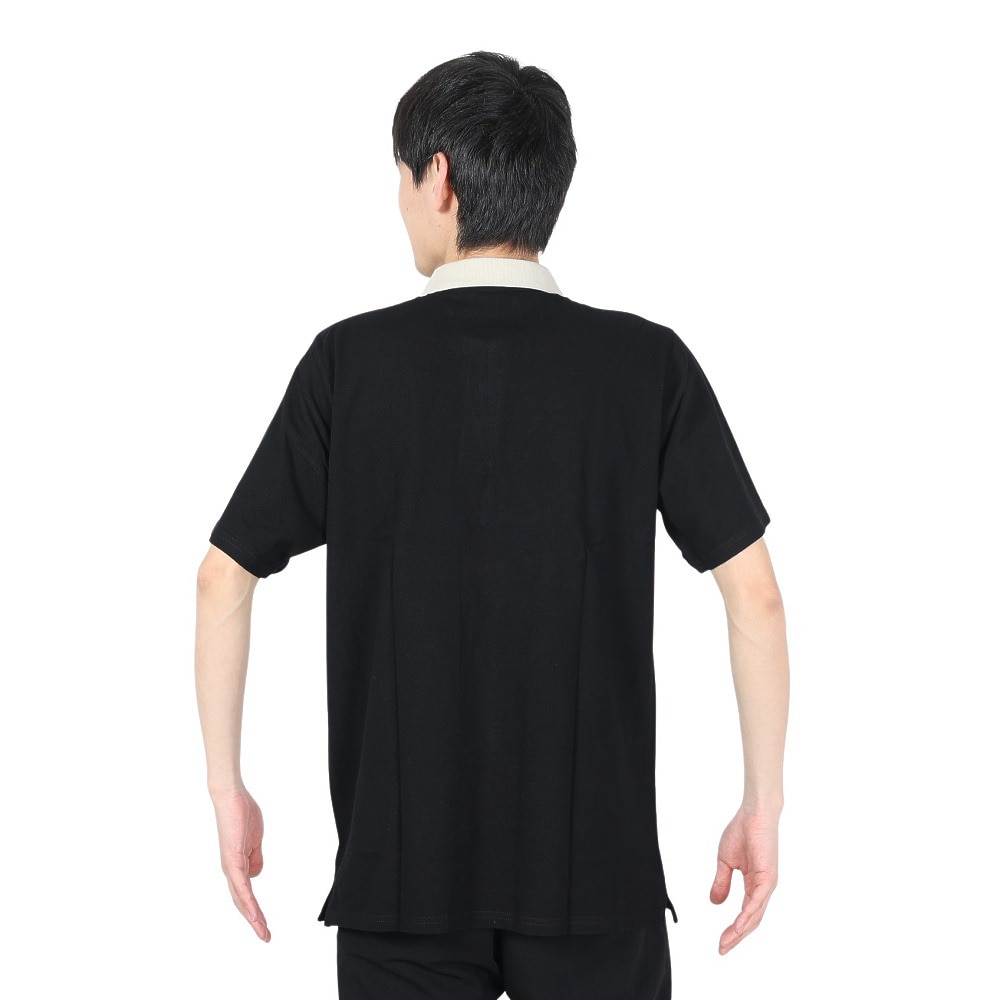 リヴィアプロジェクツ（Rivvia Projectu）（メンズ）DISCOVERY 半袖ポロシャツ RKN-24122-BLK