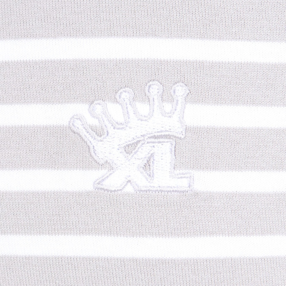 エクストララージ（XLARGE）（メンズ）CROWN STRIPED ポロシャツ 101242013001-GREY