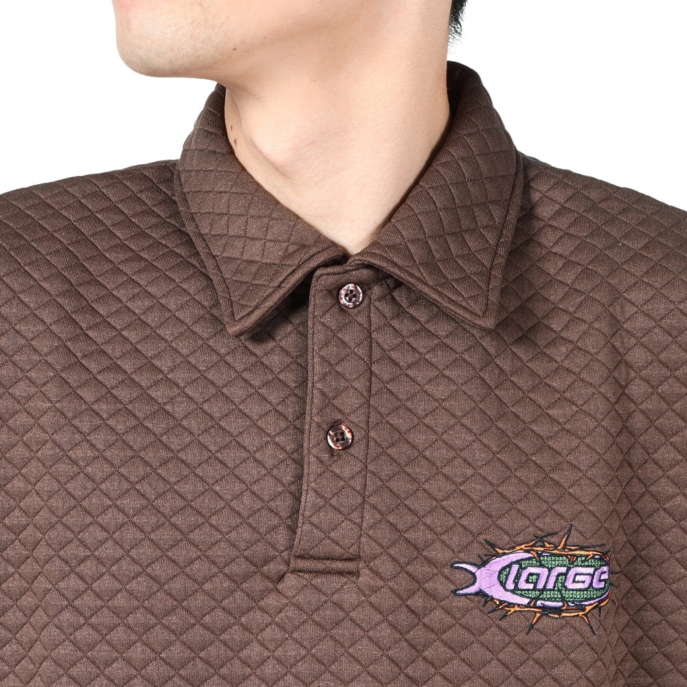 エクストララージ（XLARGE）（メンズ）BARBED WIRE ポロシャツ 101242013003-BROWN