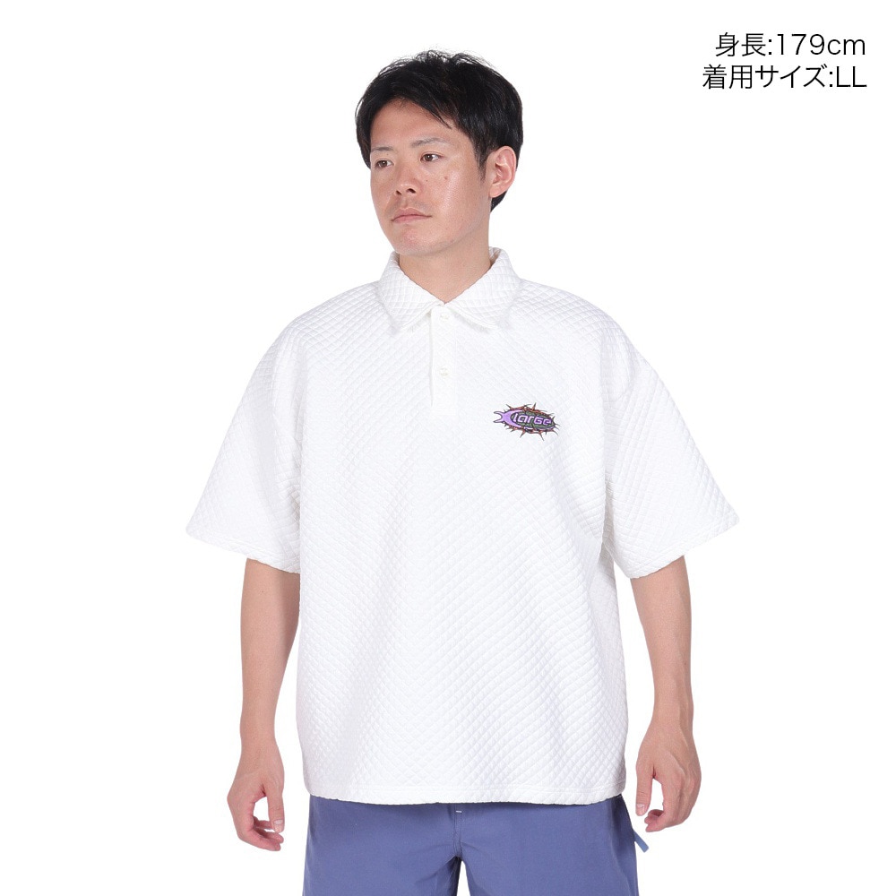 エクストララージ（XLARGE）（メンズ）BARBED WIRE ポロシャツ 101242013003-WHITE
