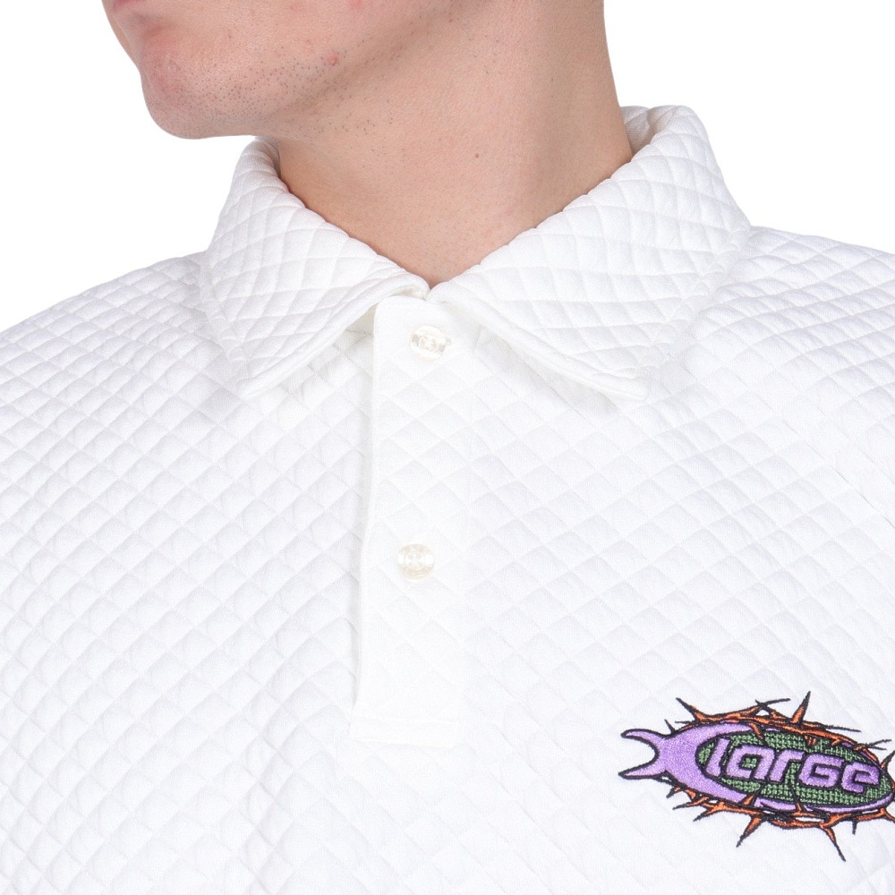 エクストララージ（XLARGE）（メンズ）BARBED WIRE ポロシャツ 101242013003-WHITE