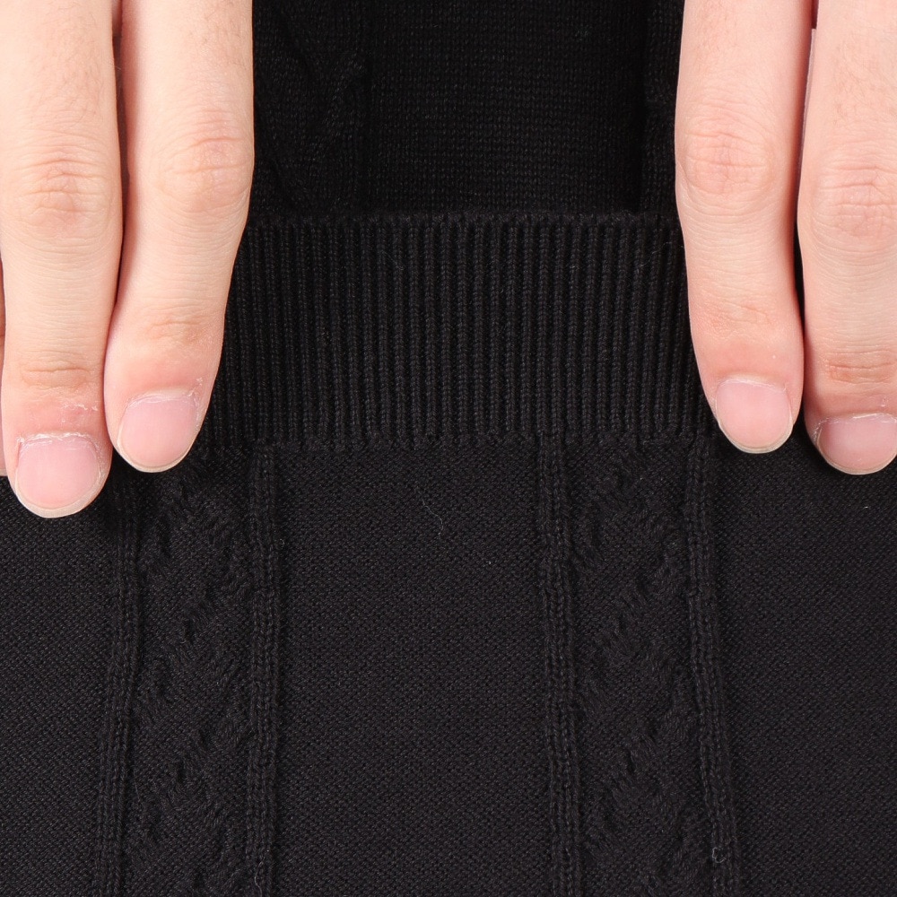 エクストララージ（XLARGE）（メンズ）エンブロイダードロゴ ニットポロシャツ 101242013010-BLACK