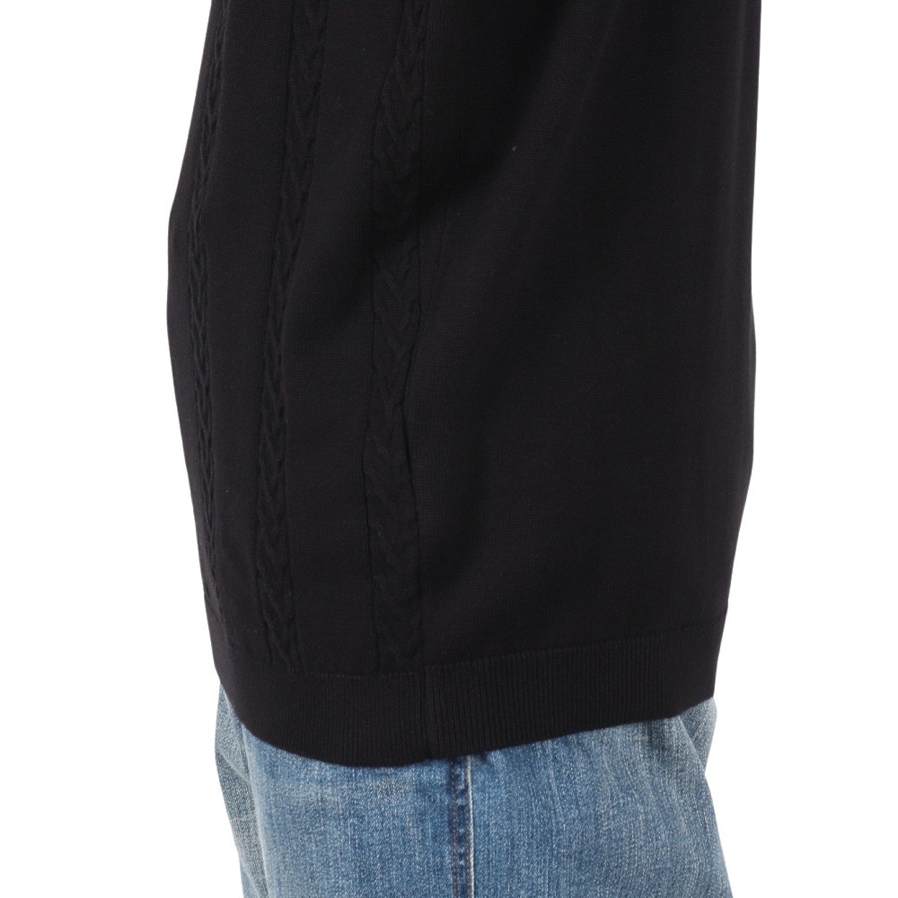 エクストララージ（XLARGE）（メンズ）エンブロイダードロゴ ニットポロシャツ 101242013010-BLACK