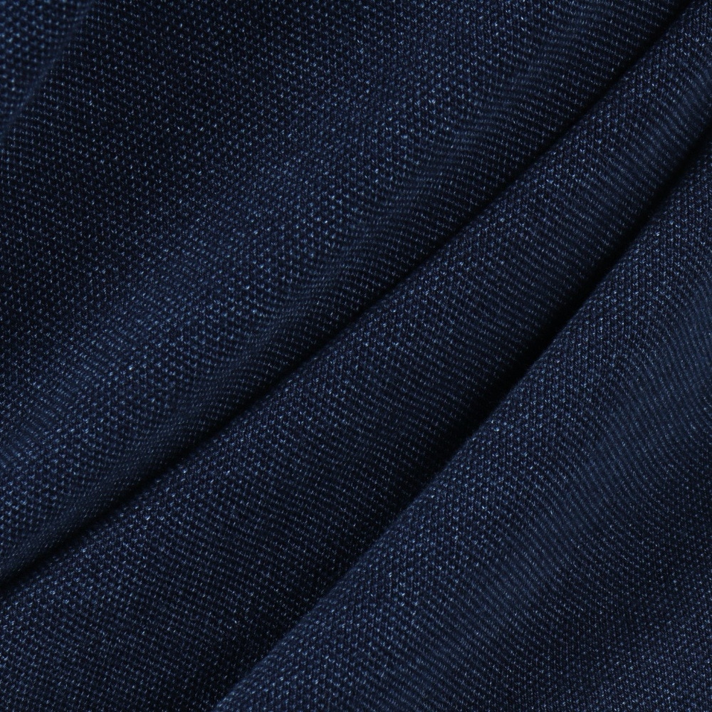 ラコステ（LACOSTE）（メンズ）配色リブニットインディゴポロシャツ PH004J-993GF
