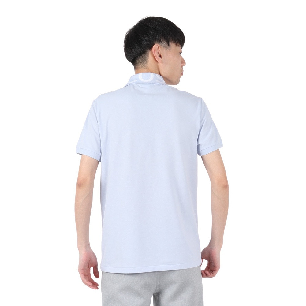ラコステ（LACOSTE）（メンズ）ジャカードリブニット カラーポロシャツ PH0797-99J2G