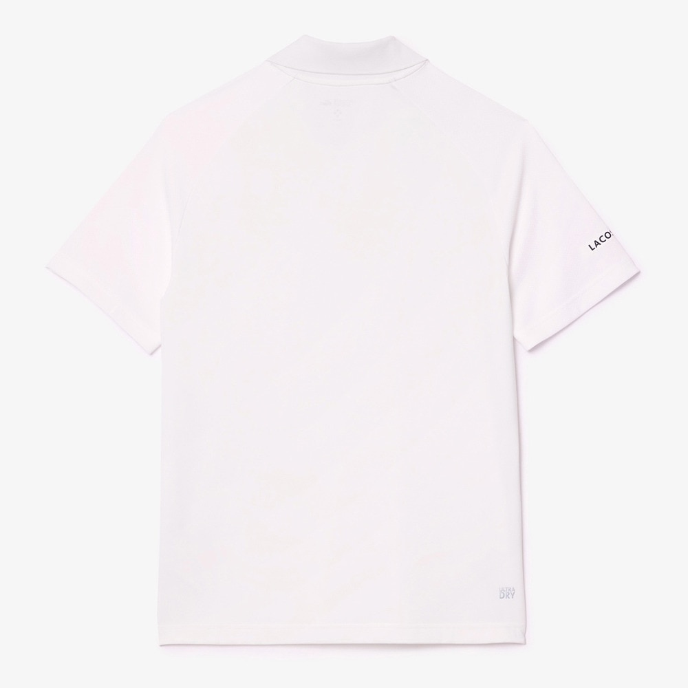 ラコステ（LACOSTE）（メンズ）オーバーサイズネームプリントポロシャツ PH7419-99 001
